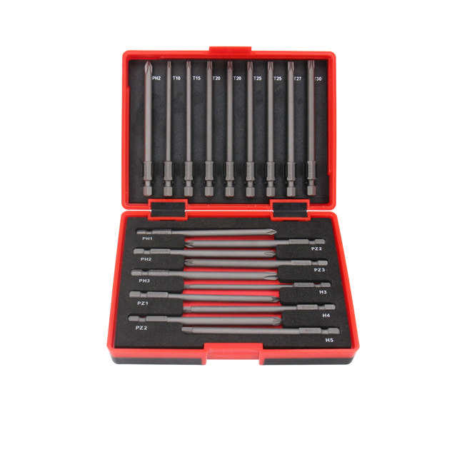 T-B019 Bitssett, 19 deler, 100 mm