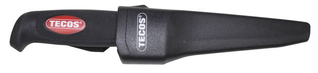 Kniv karbonstål 1 stk Rød