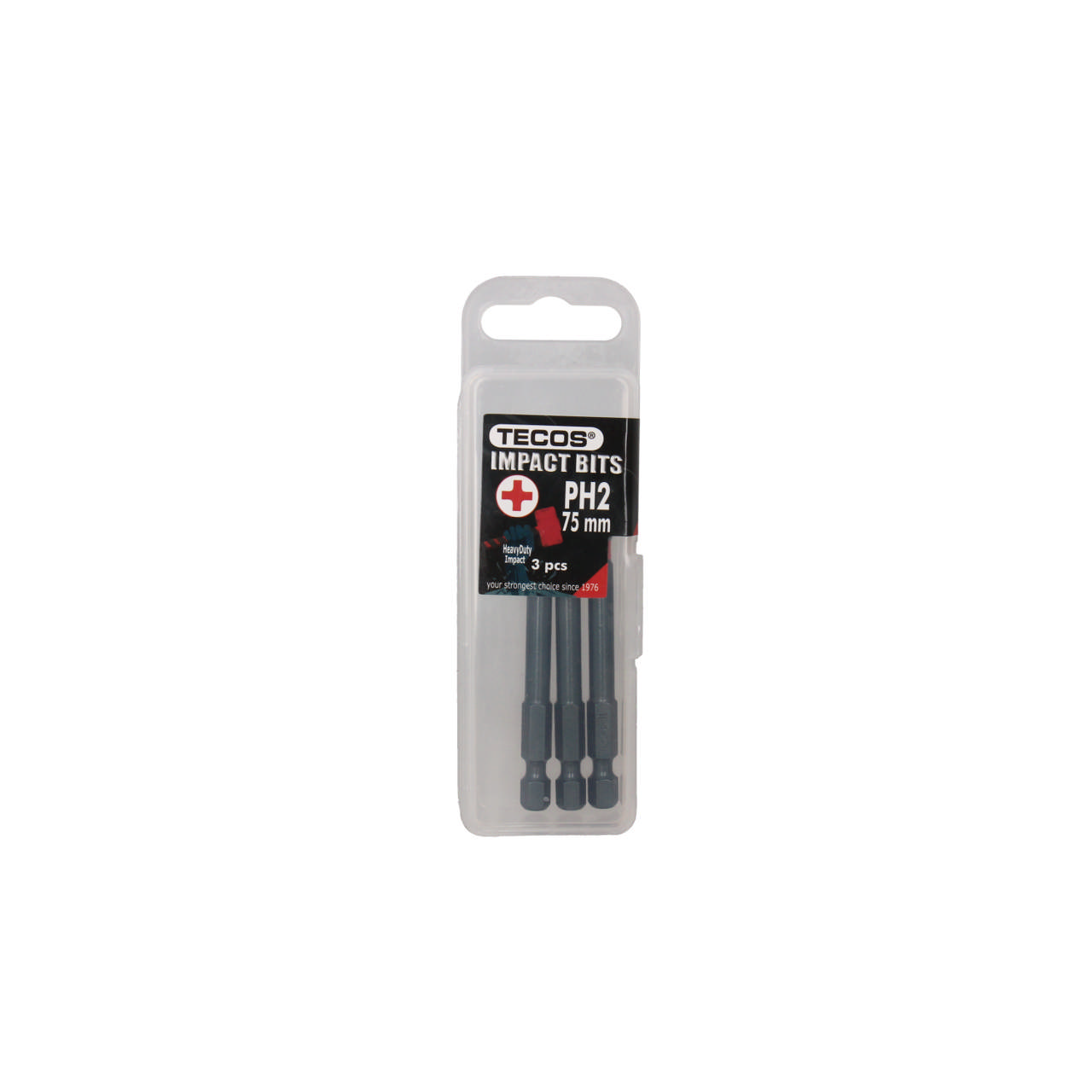 PH Bits, PH2 × 75 mm, 3 stk.