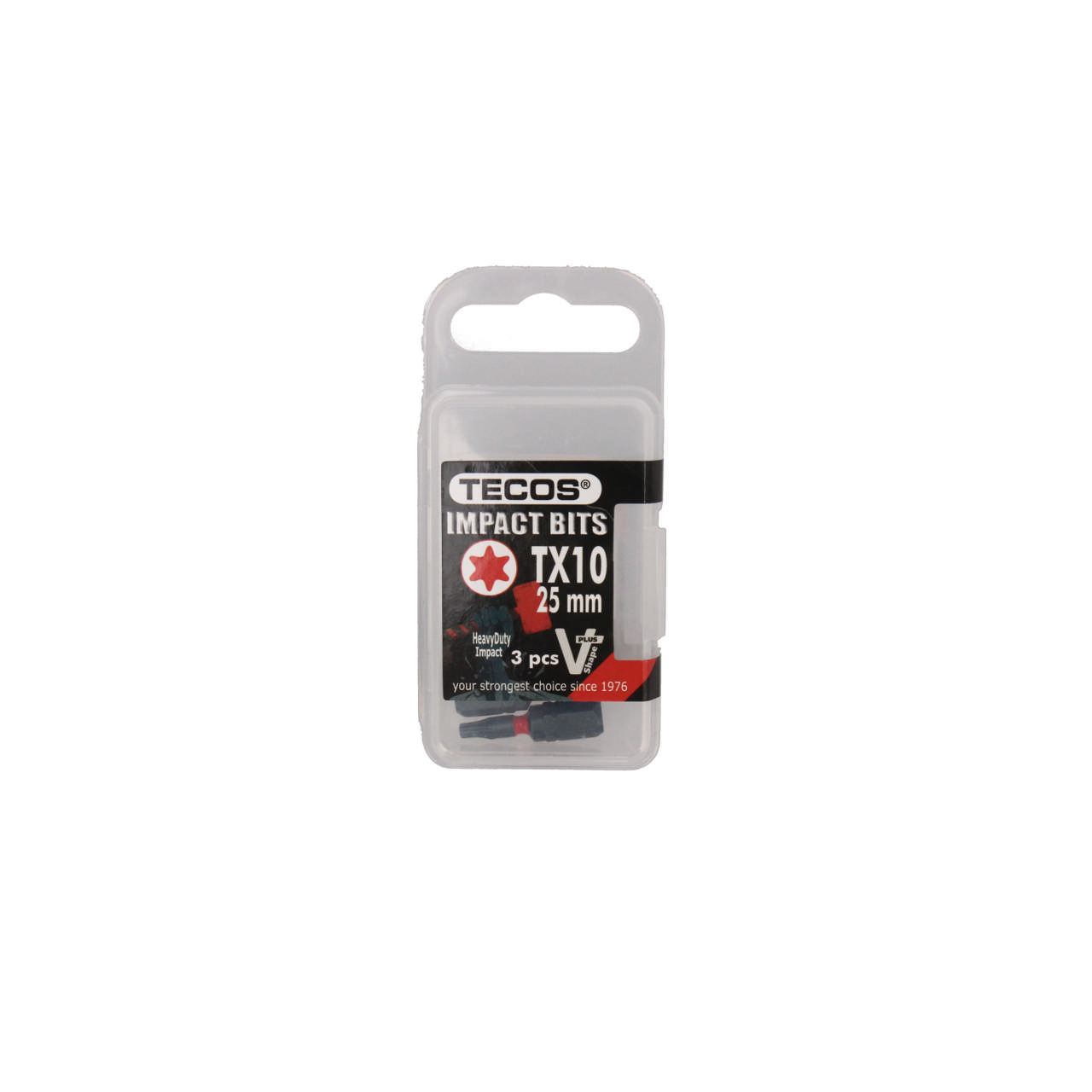 Heavy Duty Impact Torx Bits, TX10 × 25 mm - 3 st