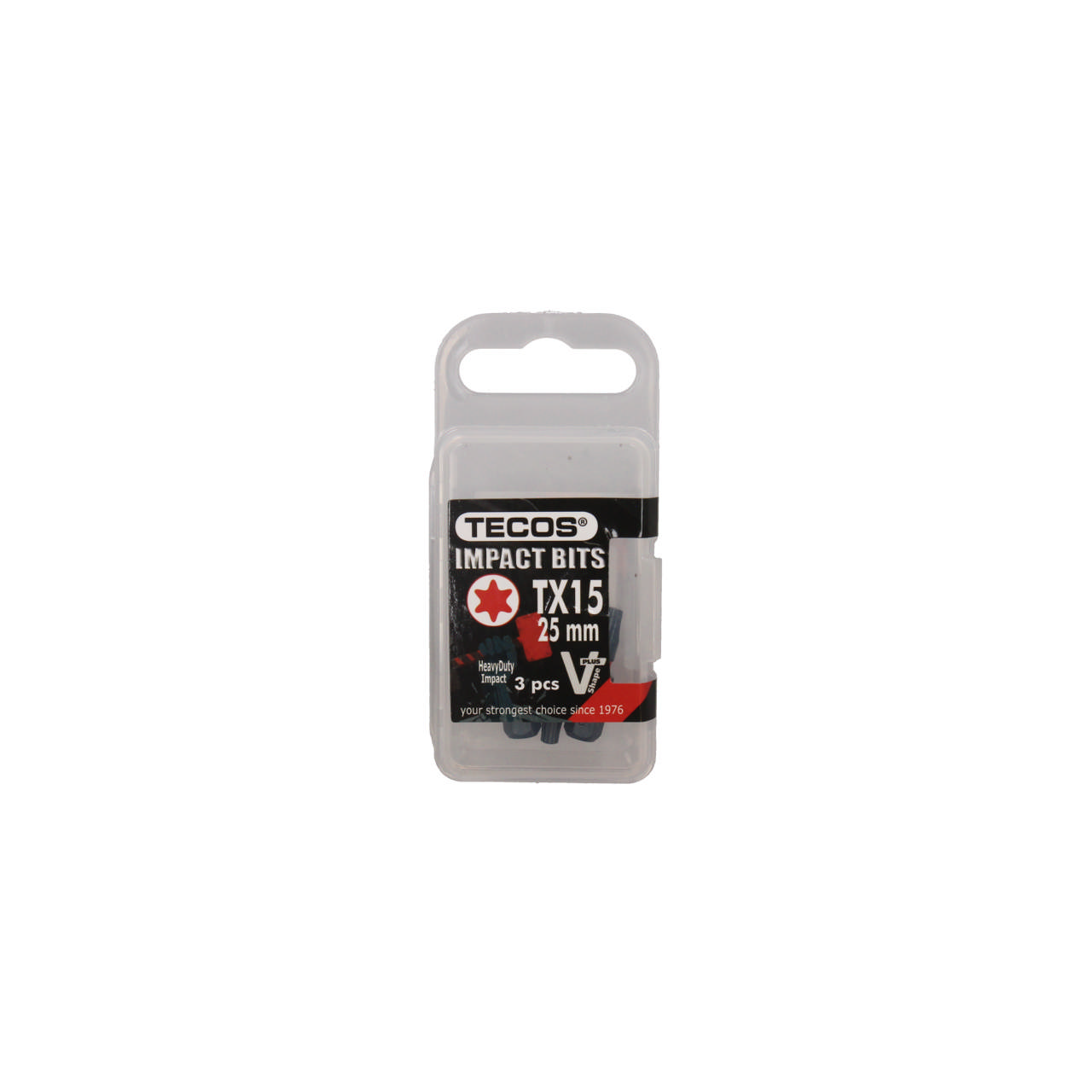 Heavy Duty Impact Torx Bits, TX15 × 25 mm - 3 st