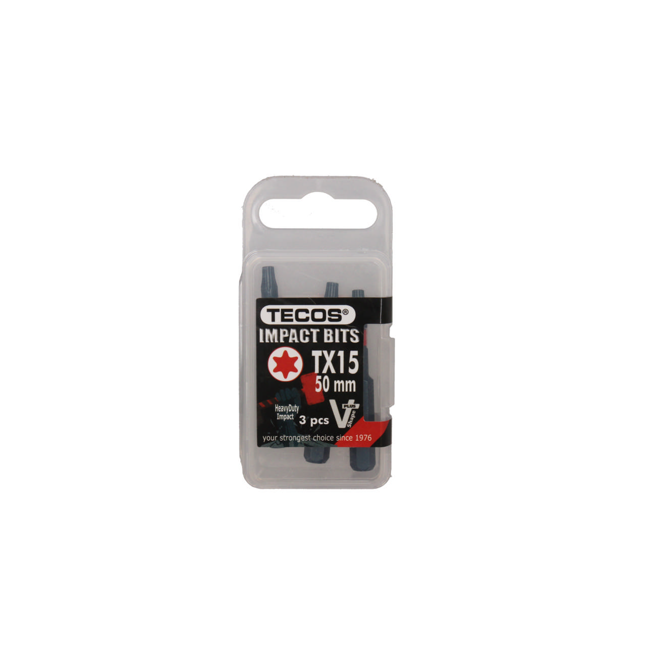 Heavy Duty Impact Torx Bits, TX15 × 50 mm, 3 st