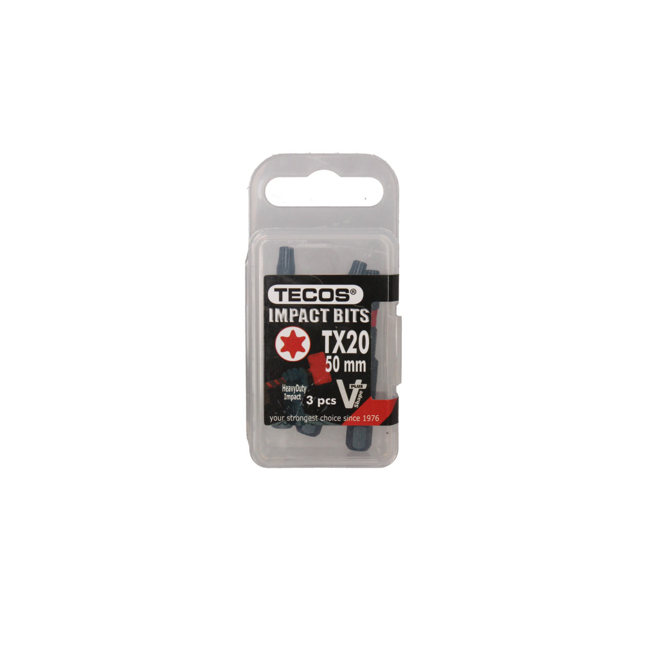 Heavy Duty Impact Torx Bits, TX20 × 50 mm, 3 st