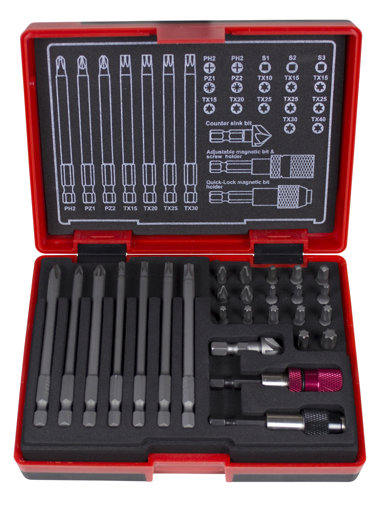 Bitsset, TB027 27 delar, 10st/Display