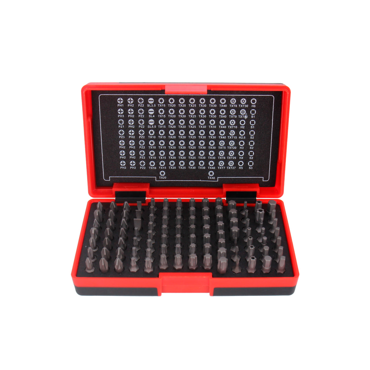 T-B100 pure bitsset, 100 delar