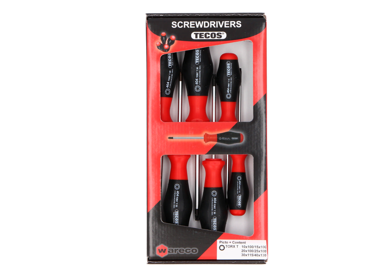 Skruetrekkersett  6 deler