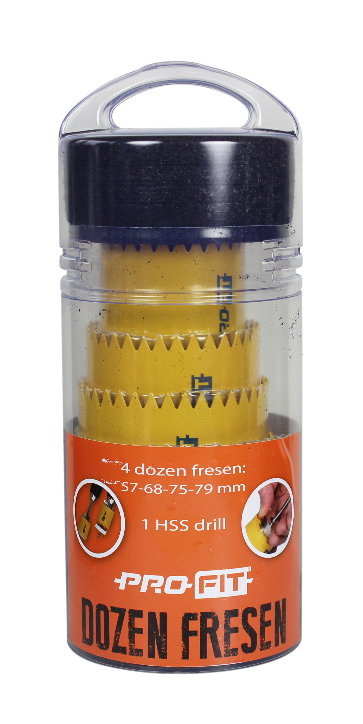 Hullsagsett Dozen Fresen 57-79mm 5 deler