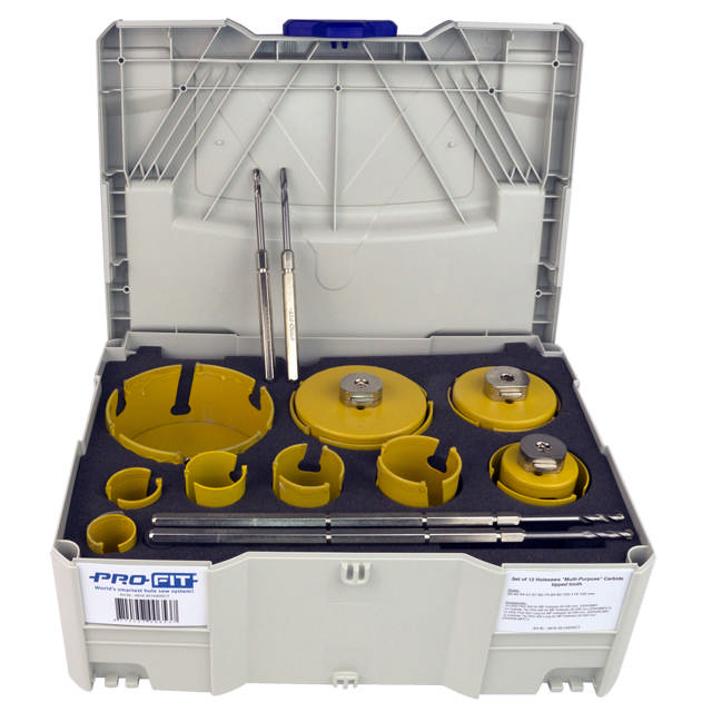 Hullsagsett HM Byg 35 - 133 mm, 15 dele