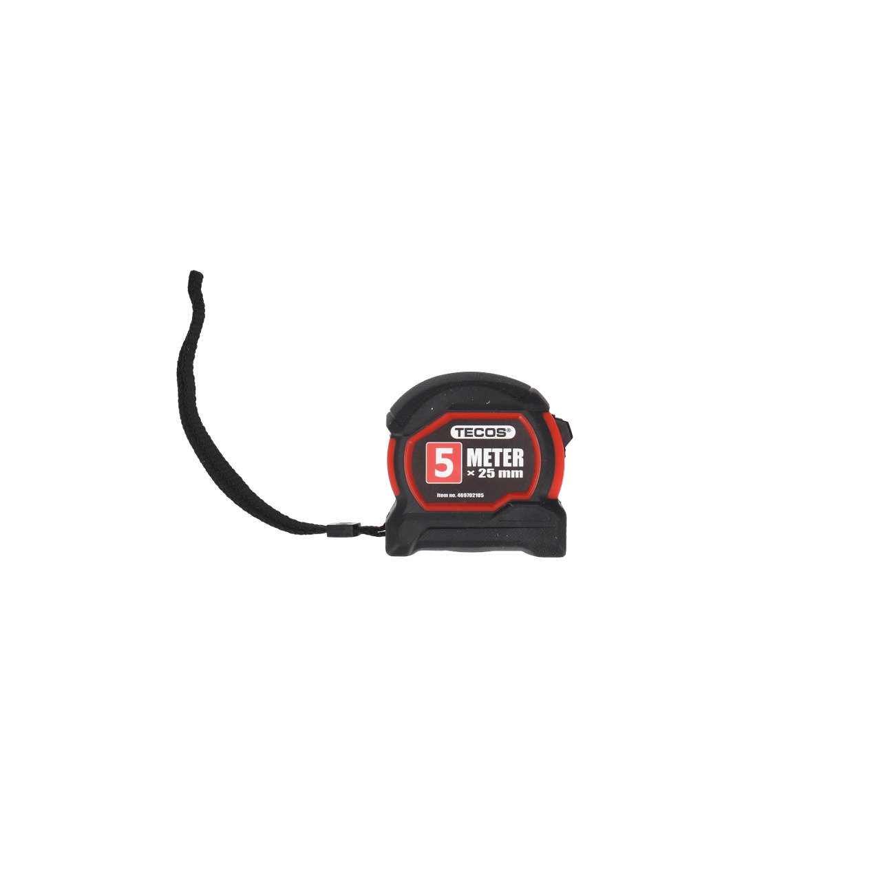 Båndmål, 5 m CE class II Nyloncoated m/metalclips