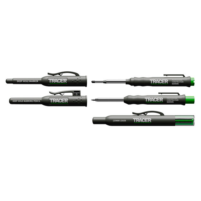 Sett - dyp hull blyant og dyb hull tusj