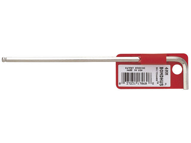 Hex nøkkel 3 mm m/kule, kort