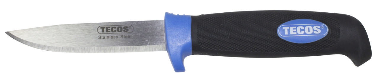 Kniv rustfri 1 stk Blå