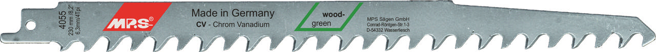 Bajonetsavklinge 4055, 2 stk. 240 mm CrV 3 tpi