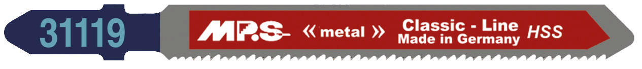 Stiksavklinge 31119, 25 stk. 90 mm HSS 23-18 tpi