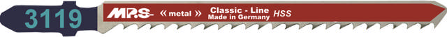 Stikksagblad 3119 - 5 stk, 100 mm HSS 8 tpi