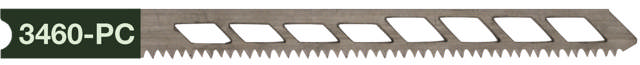 Stikksagblad 3460-PC, 5 stk. 100 mm CrV 17 tpi