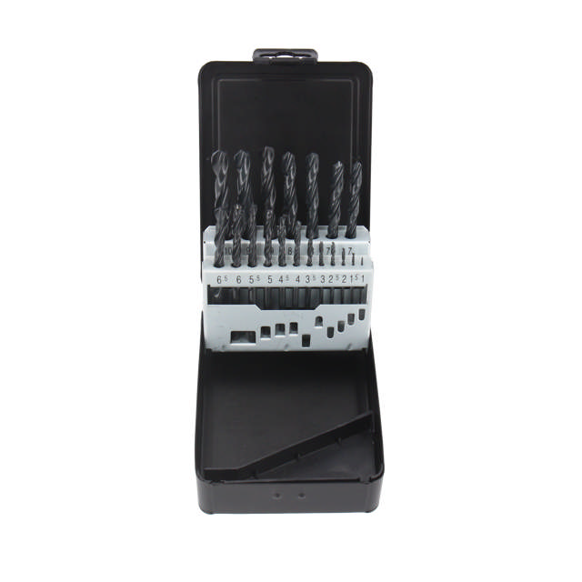 HSS-metalborsæt, 19 dele: 1 - 10 mm