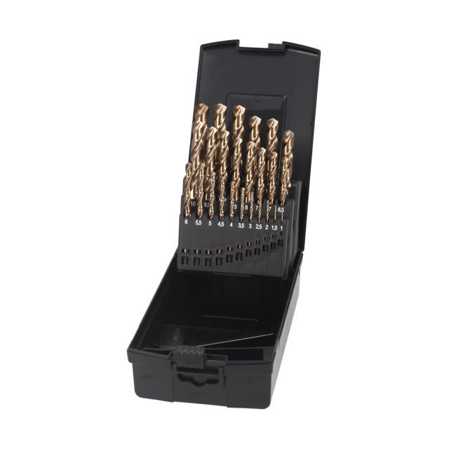 HSS Metalborsæt Cobalt 5% - 25 dele: 1 - 13 mm