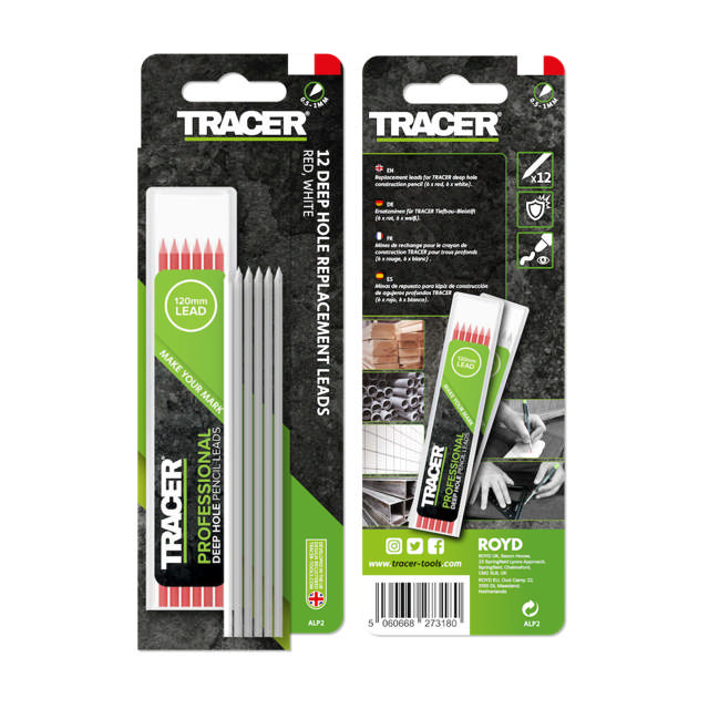 12 6 x rød og 6 x hvit bly, plastbox i eske