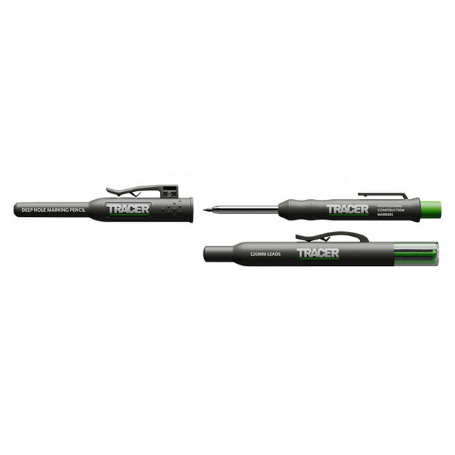 Dyp hull blyant med bly i hylster