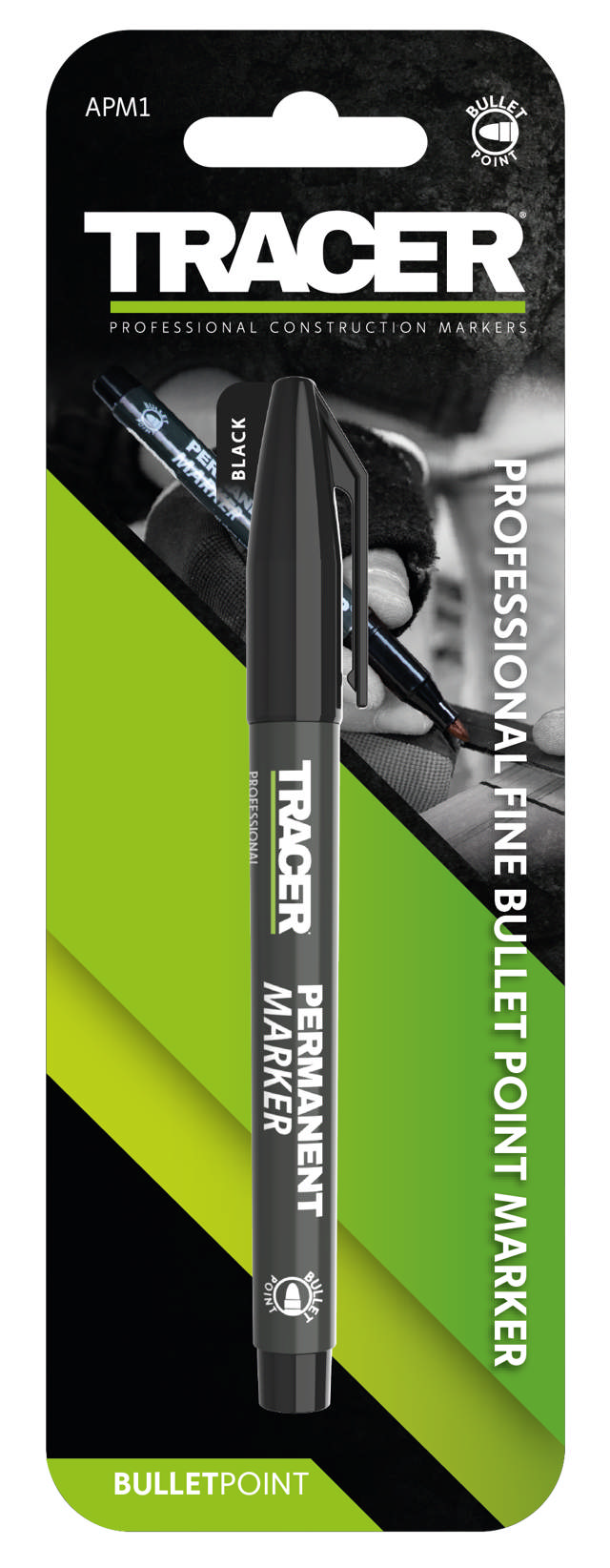 Permanent tusj - svart