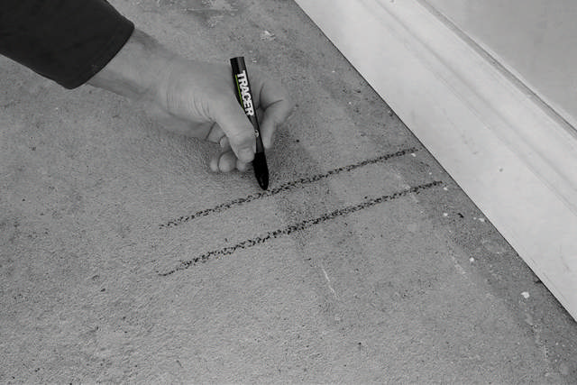 Markeringskritt - svart