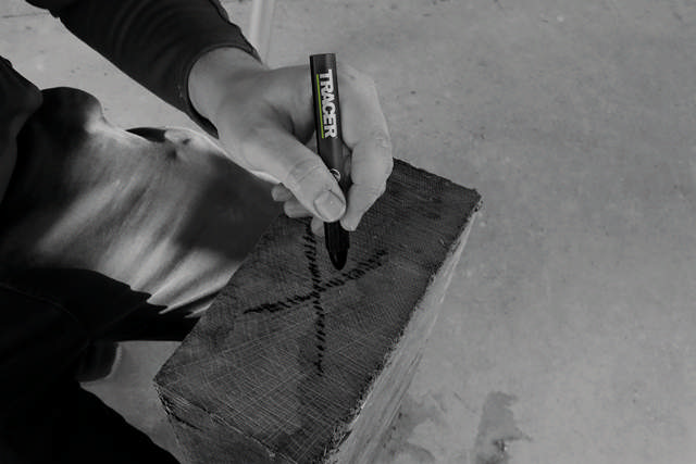 Markeringskritt - svart