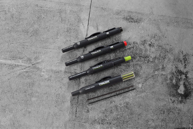 Marking sett med dyp hull blyant og clog free tusj