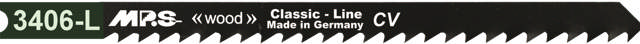 Stikksagblad 3406L - 2 stk, 130 mm CrV 6tpi